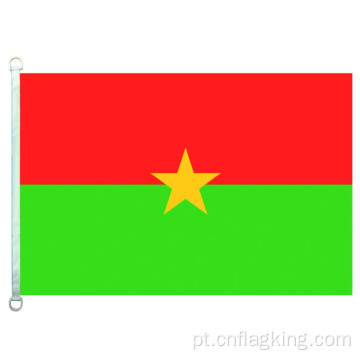 Bandeira do Burkina Faso 100% polyster 90 * 150cm Banner do Burkina Faso